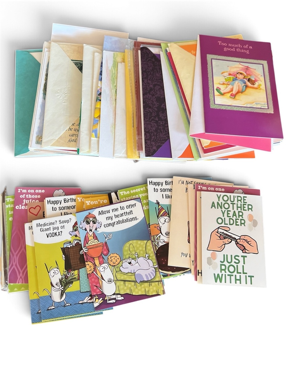 Assorted Colorful Greeting Card Pack - Mixed Birthday & Occasion Cards